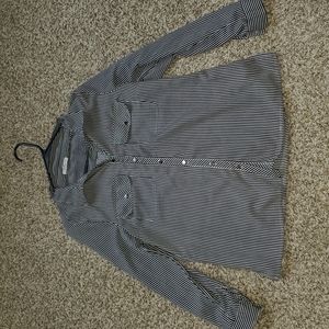 Striped button down shirt